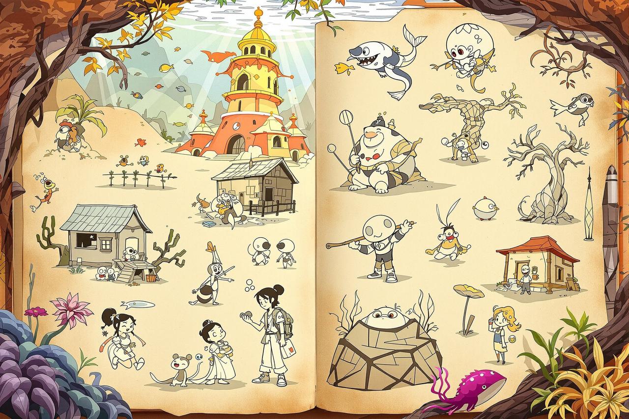 漫画之家VIP内容 - 《深海》艺术设定集 · 电子版